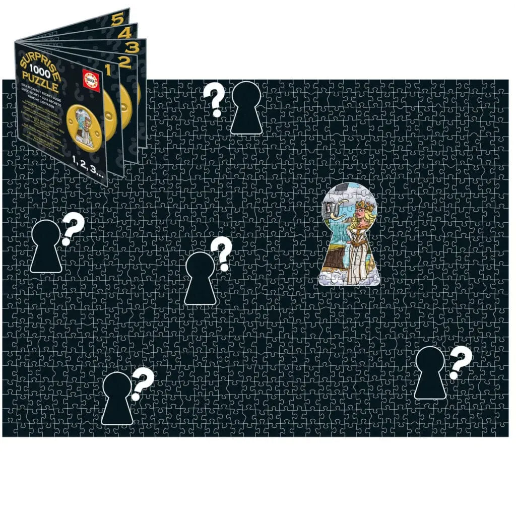 Knights Round Table, 1000-Universalios dėlionės-Brain Games LT