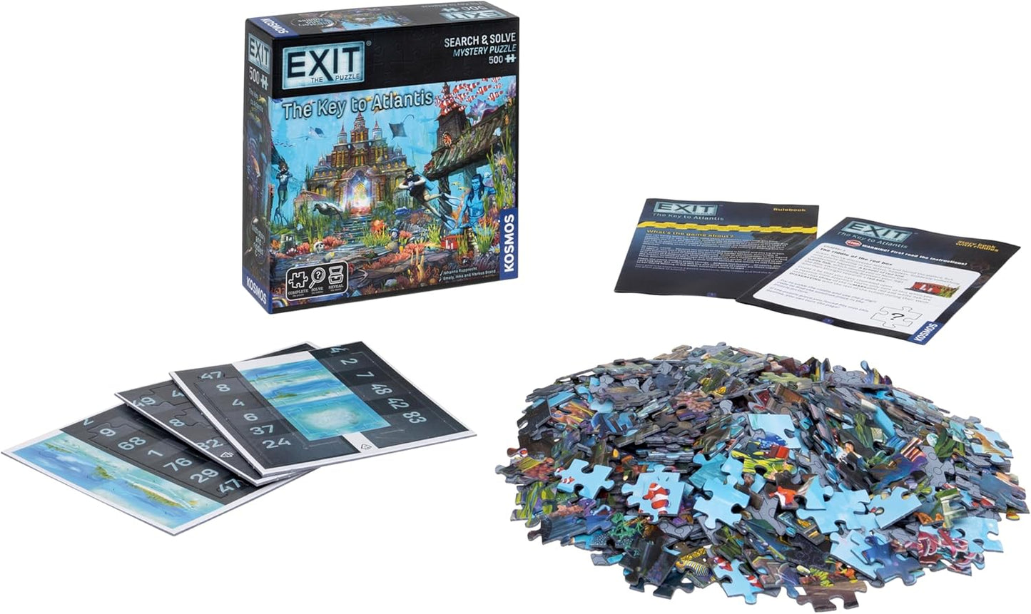 Kosmos Galvosūkiai Exit JIGSAW: The Key to Atlantis dėlionė
