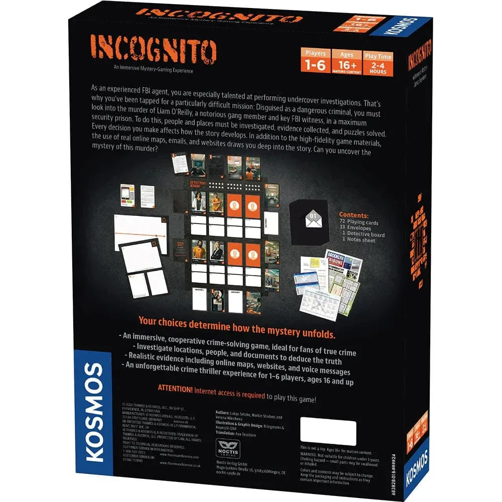 Kosmos Stalo žaidimai Masters of Crime: Incognito