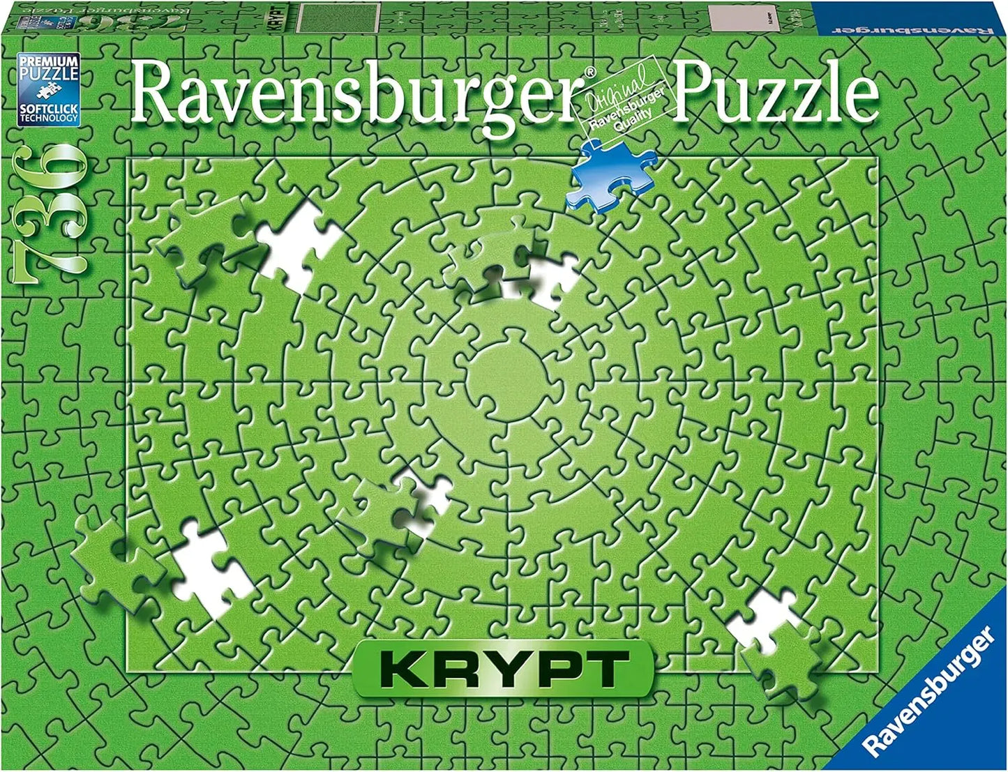 Ravensburger Universalios dėlionės Krypt Neon Green, 736