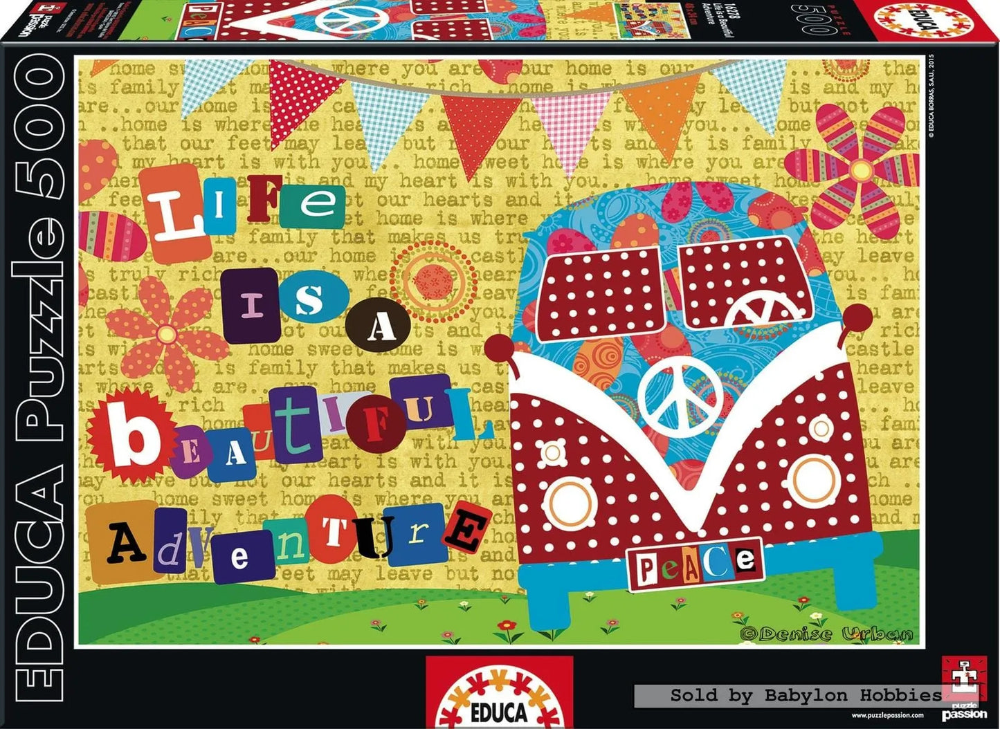 Life is Beautiful, 500-Universalios dėlionės-Brain Games LT