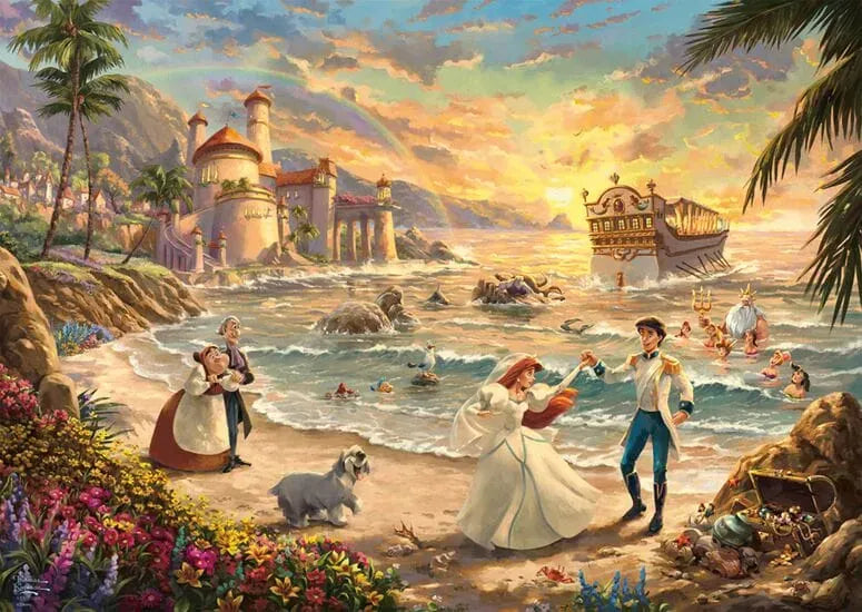 Little Mermaid Celebration of Love, 1000-Universalios dėlionės-Brain Games LT