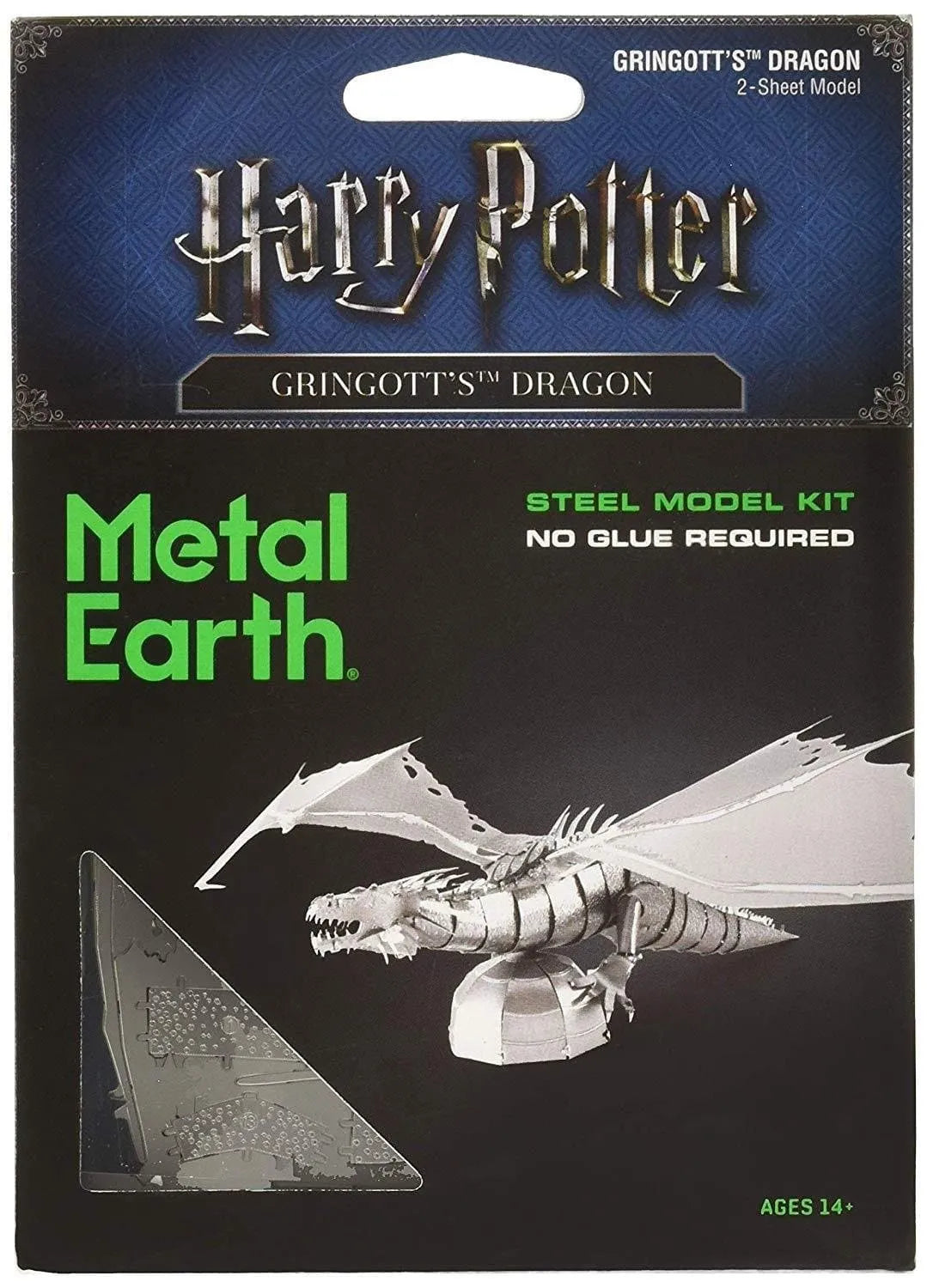 Metal Earth Harry Potter - Gringotts Dragon-3D Delionės-Brain Games LT