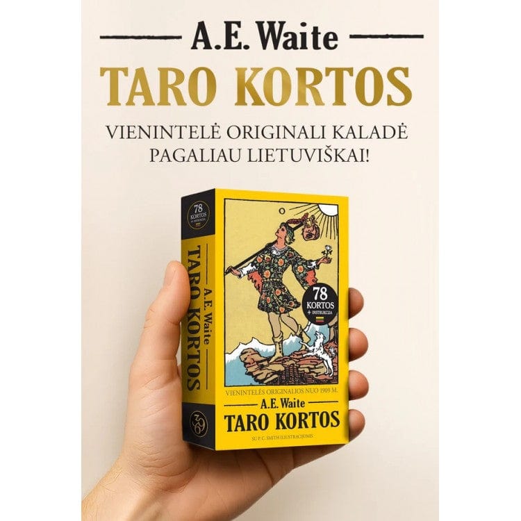 Metalo jungtys Kita A.E. Waite Taro kortos lietuvių kalba