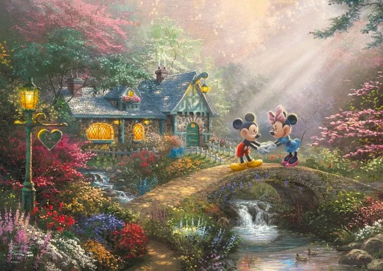 Mickey and Minnie Sweetheart Bridge, 500-Universalios dėlionės-Brain Games LT