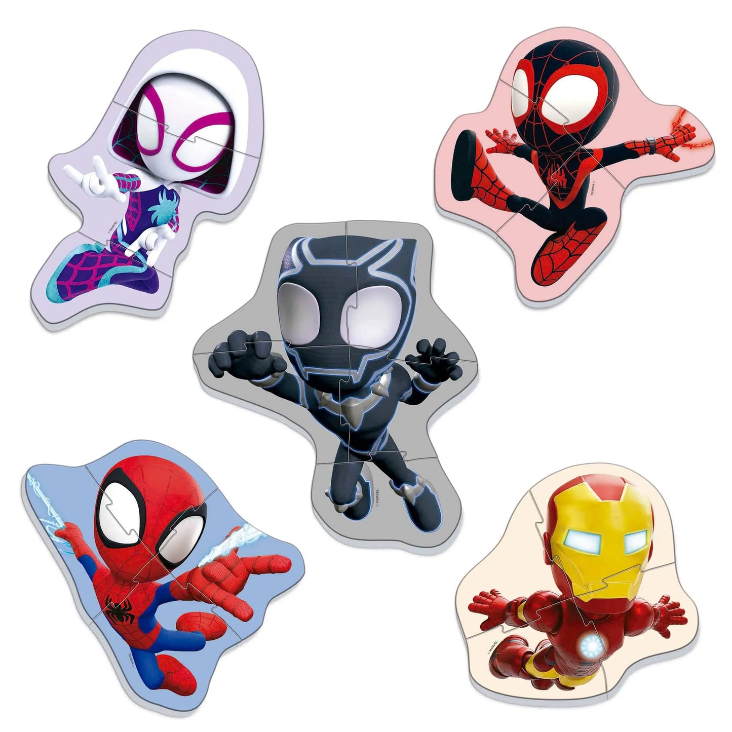 My First Puzzles Spidey & His Amazing Friends-Vaikiškos dėlionės-Brain Games LT
