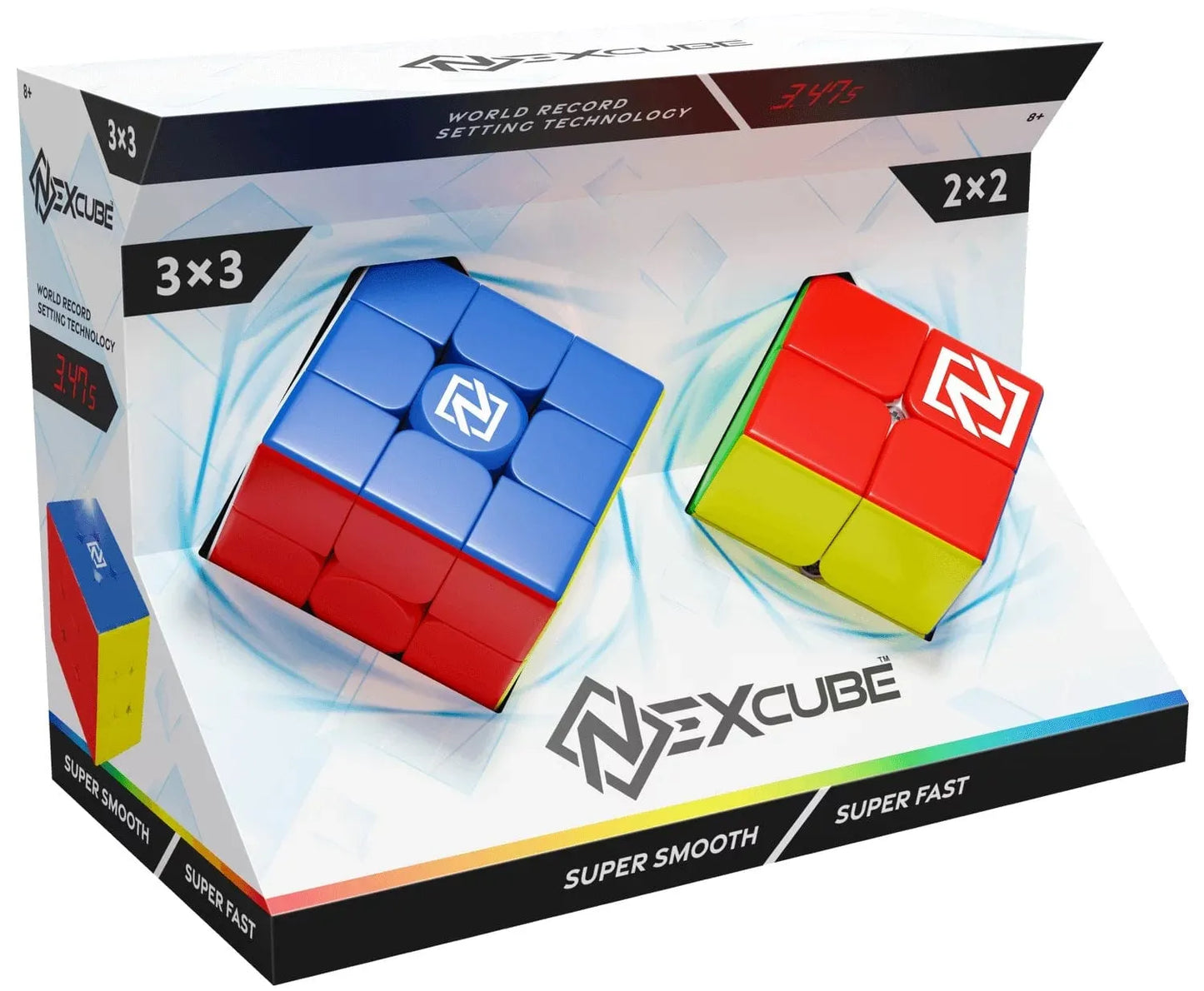 NEXcube 3x3 + 2x2 Classic-Galvosūkiai-Brain Games LT