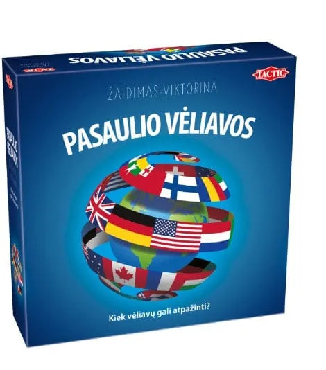 Pasaulio vėliavos-Stalo žaidimai-Brain Games LT