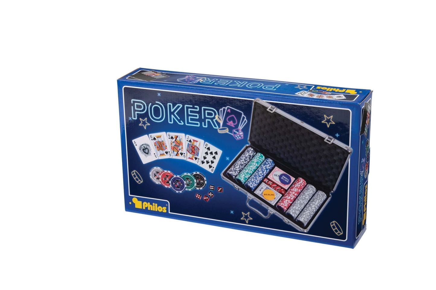 Philos Klasikiniai žaidimai Pokerio rinkinys, 300 žetonų