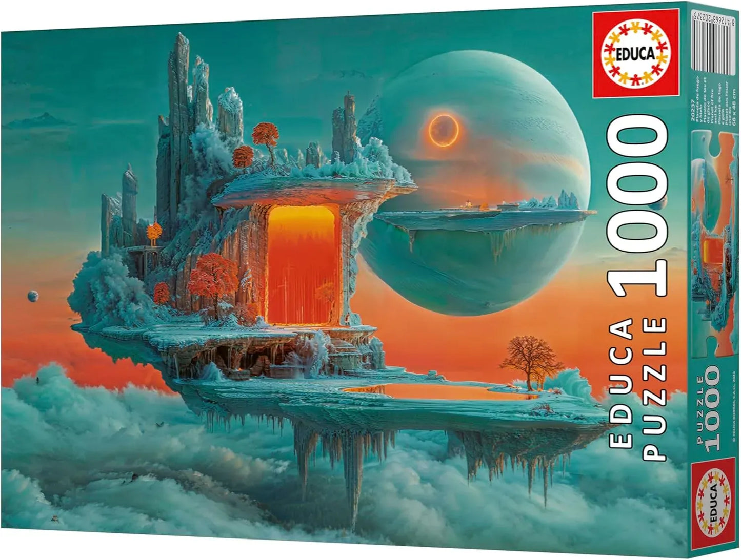 Planet of Fire and Ice, 1000-Universalios dėlionės-Brain Games LT