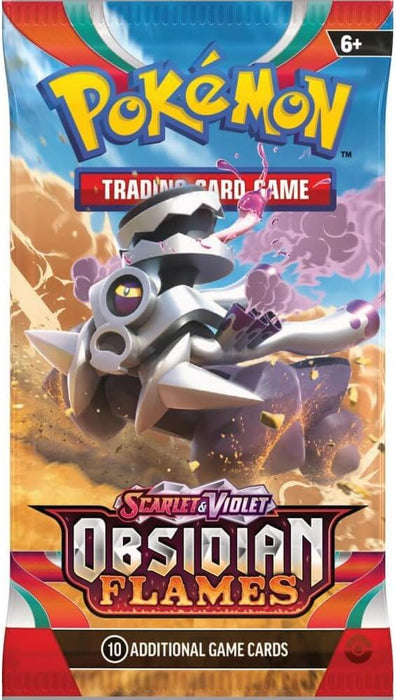pokemon Stalo žaidimai Pokémon TCG: Scarlet & Violet 3 - Obsidian Flames Booster