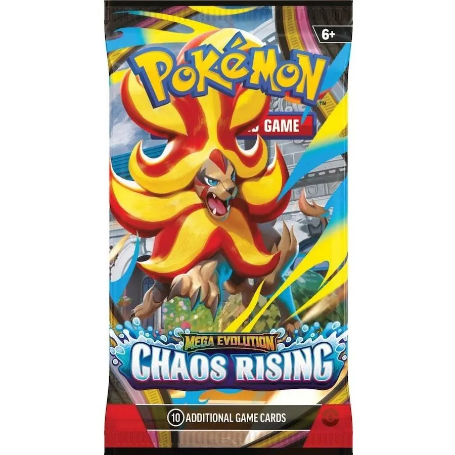 Pokemon TCG: Mega Evolution ME04 - Chaos Rising Booster Pack-Stalo žaidimai-Brain Games LT