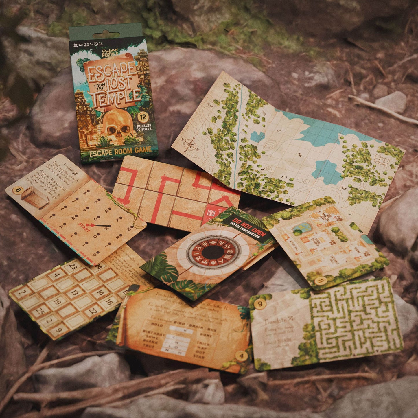 Professor Galvosūkiai Escape from the Lost Temple Game