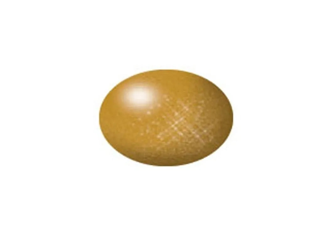 Revell - Aqua Color, Brass, Metallic, 18ml, 92-Modelių dažai-Brain Games LT