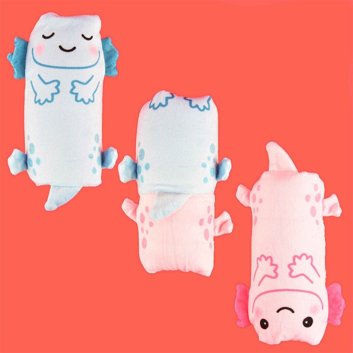 Robetoy Kita Antistresinis vandens žaislas WATER SNAKE VELVET AXOLOTL