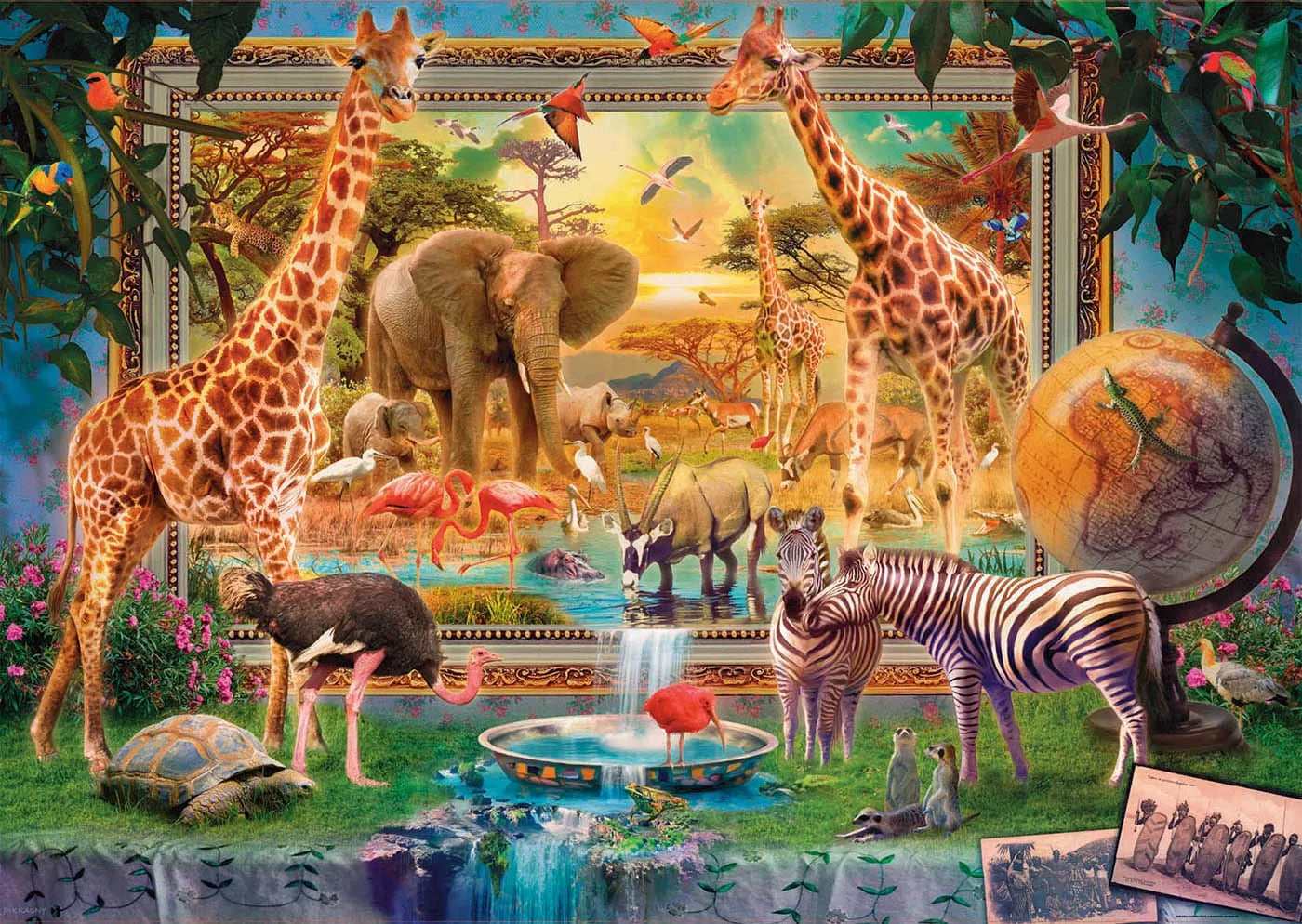 Savana Coming To Life, 4000-Universalios dėlionės-Brain Games LT