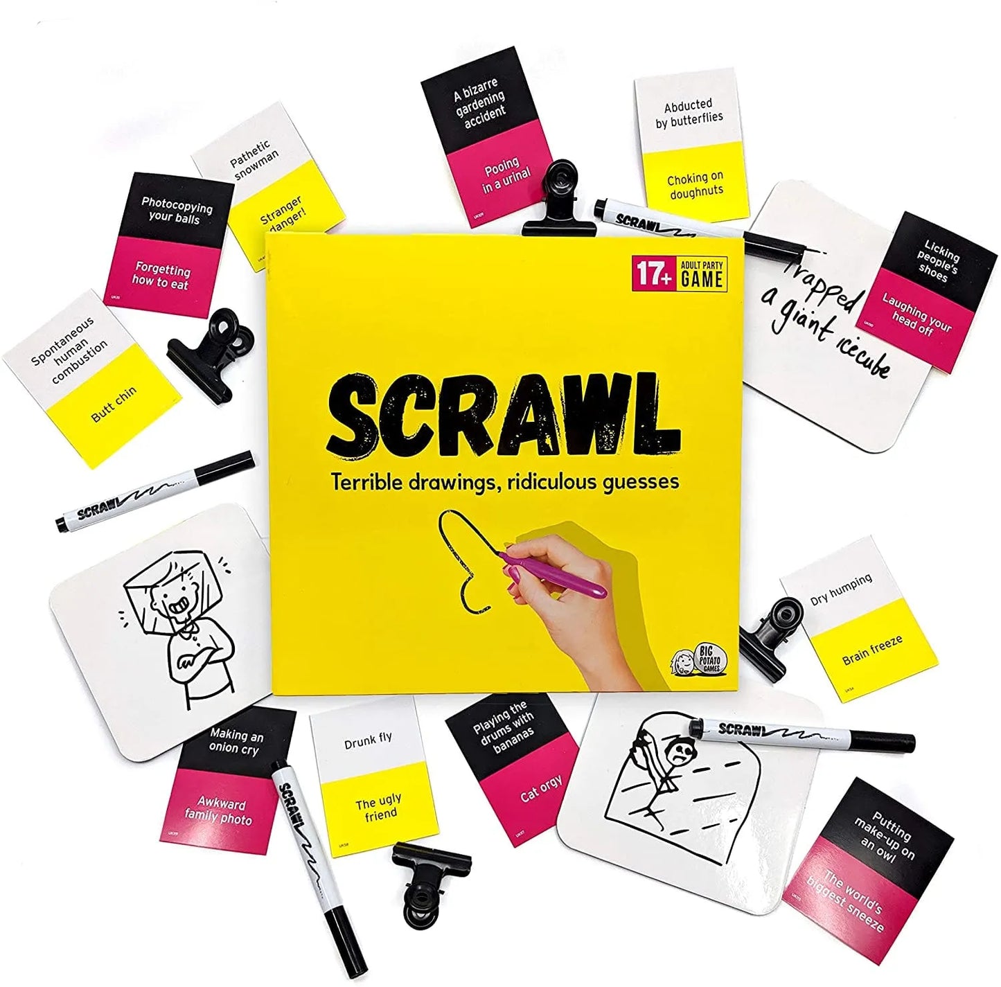 Scrawl 17+ (EN)-Stalo žaidimai-Brain Games LT