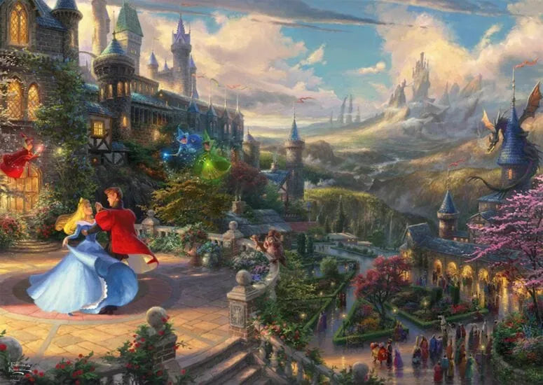 Sleeping Beauty Dancing in The Enchanted Light, 1000-Universalios dėlionės-Brain Games LT