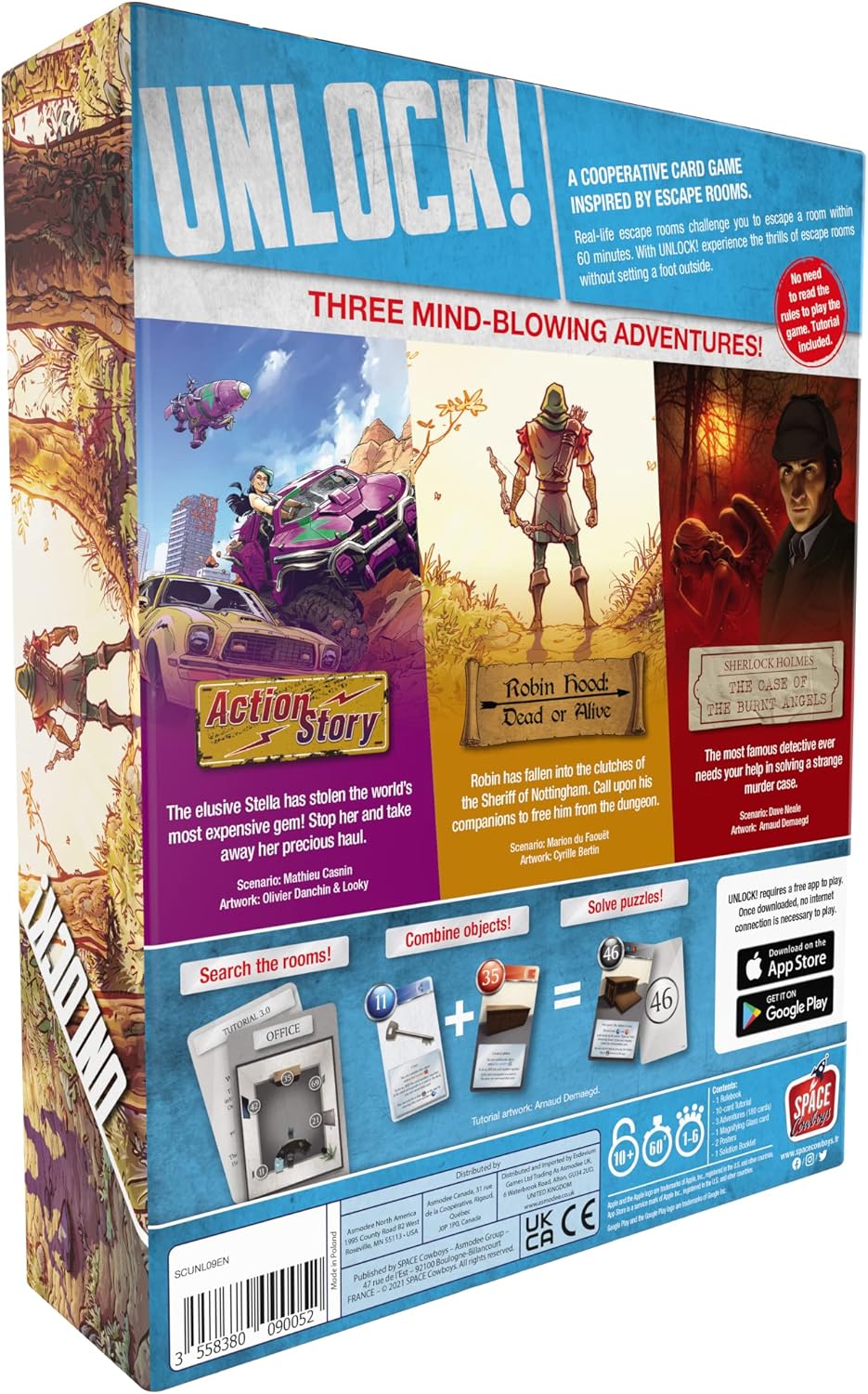 Space Cowboys Stalo žaidimai Unlock 9! Legendary Adventures