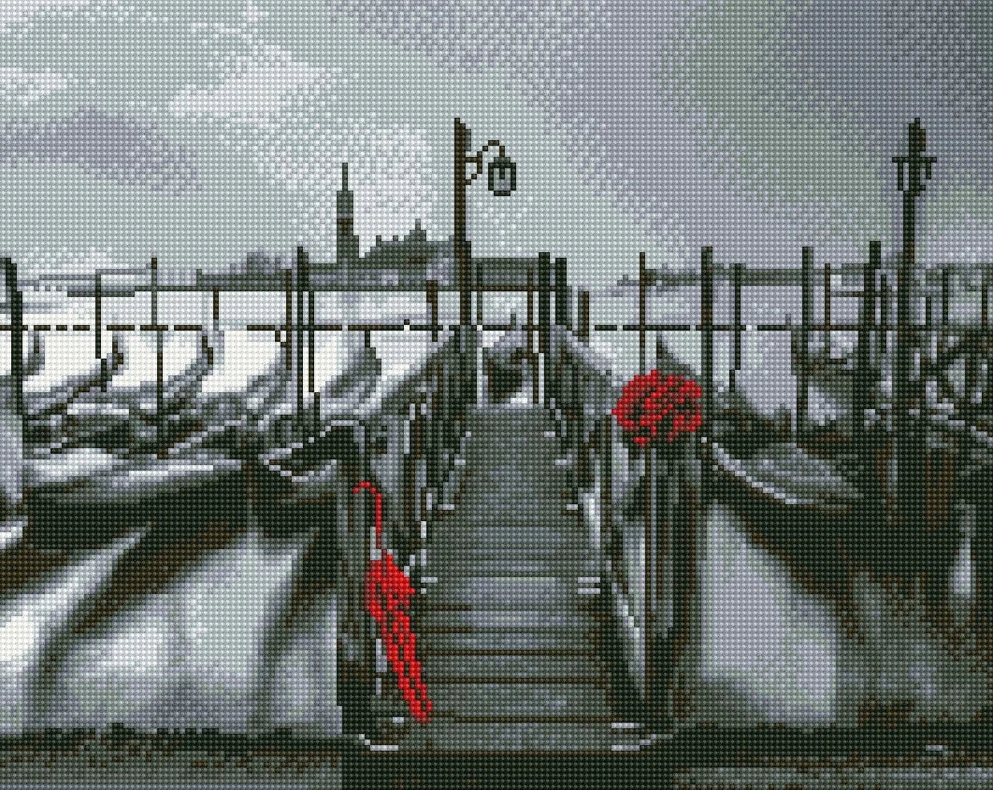 Šviesus vakaras 40x50 cm-Rankdarbiai-Brain Games LT
