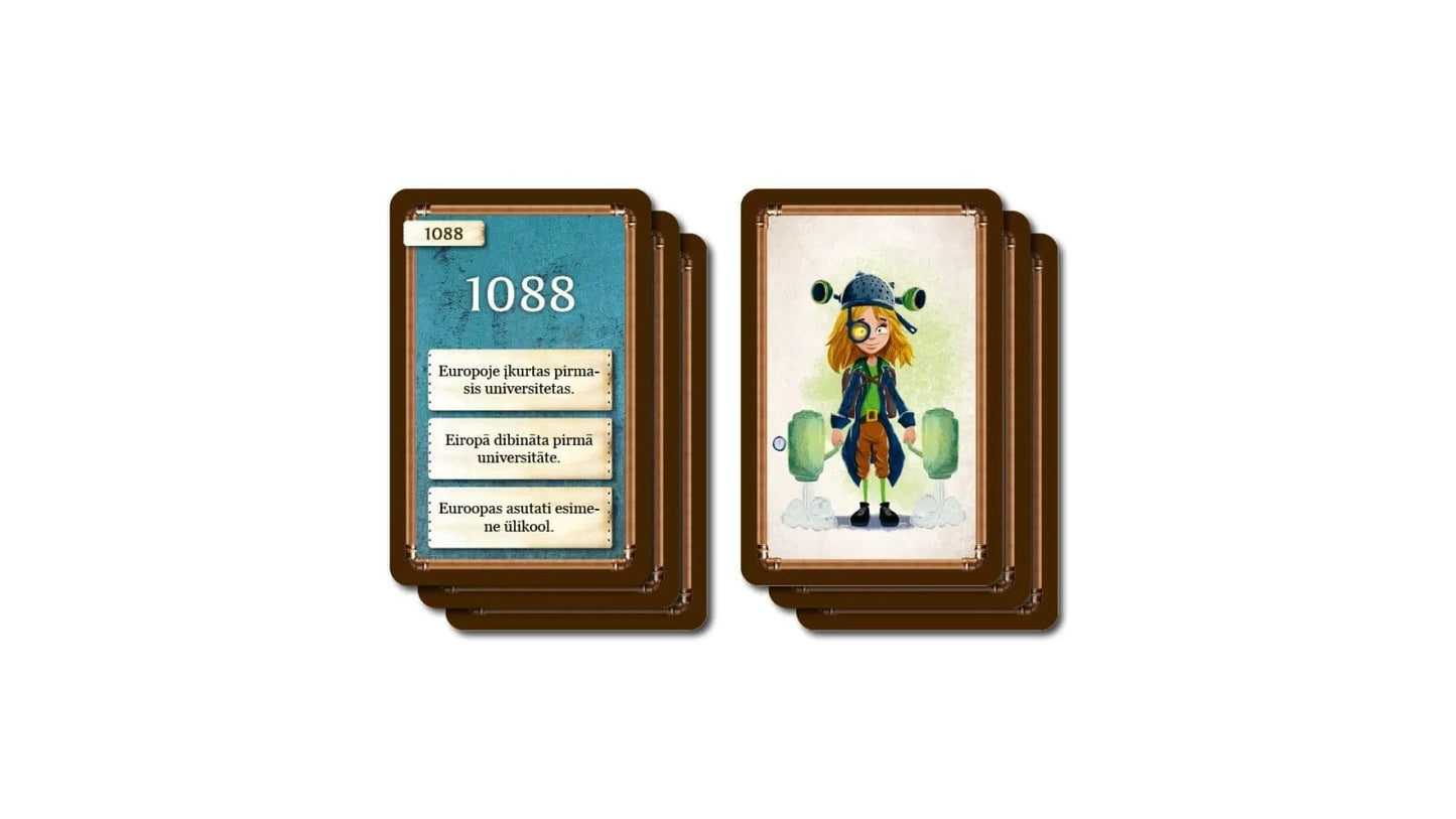 Terra Publica Stalo žaidimai Time Machine. Išradimai ir pirmieji kartai