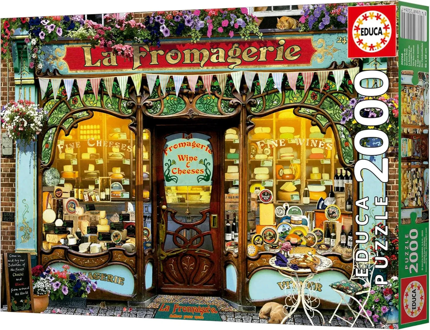 Educa Universalios dėlionės The Shop of Fine Cheeses, 2000