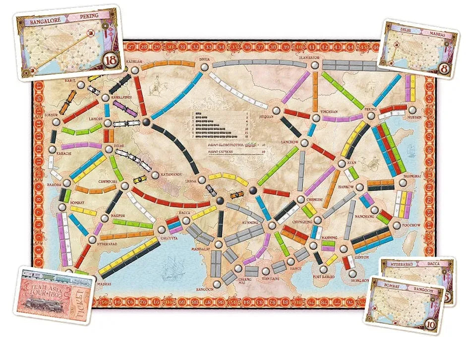 Ticket To Ride: Asia (papildymas)-Stalo žaidimai-Brain Games LT