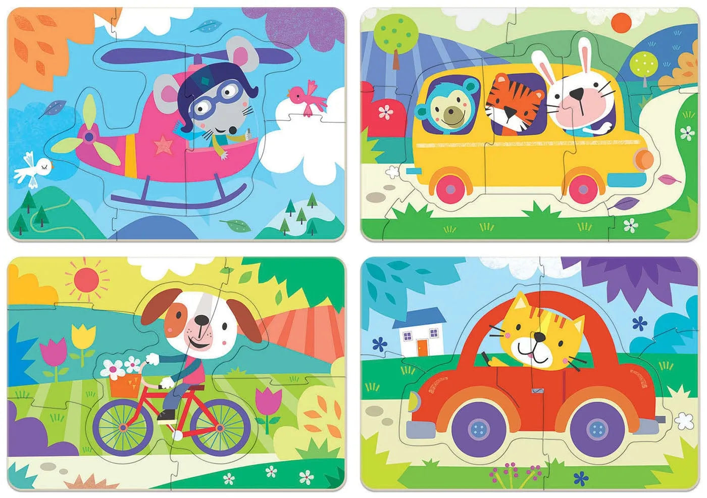 Vehicles My First Puzzles-Vaikiškos dėlionės-Brain Games LT