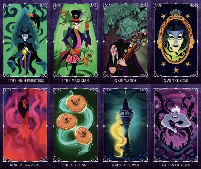 Vikintas Urniežius Kita Disney Villains Tarot cards