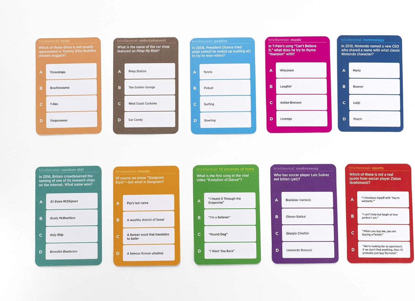 VR Distribution (UK) Limited Stalo žaidimai Trivillennial