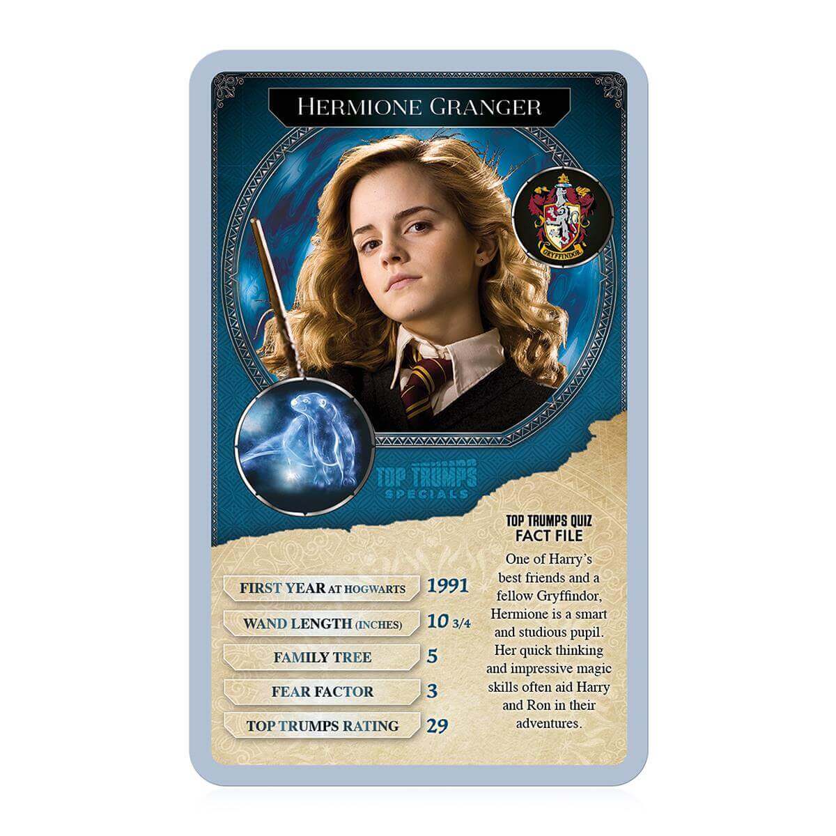 Winning Moves Games Stalo žaidimai Harry Potter 30 Witches & Wizards Top Trumps Card Game