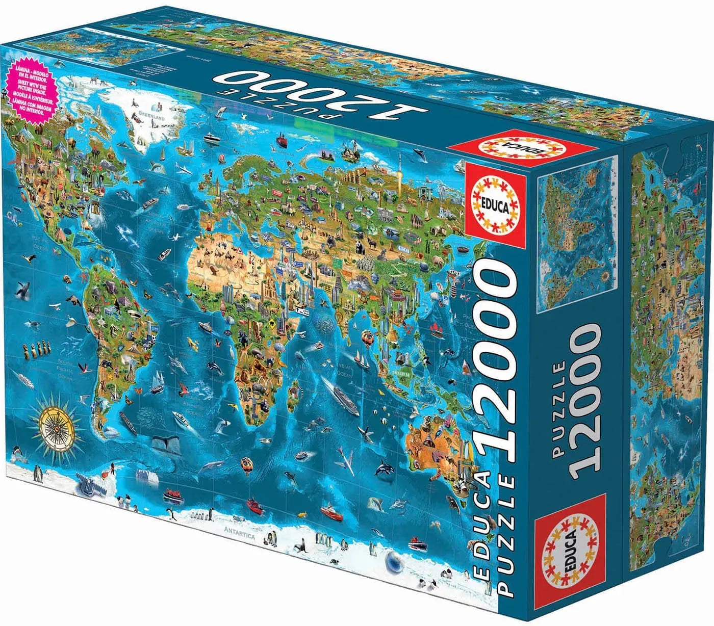 Wonders of the World, 12000-Universalios dėlionės-Brain Games LT