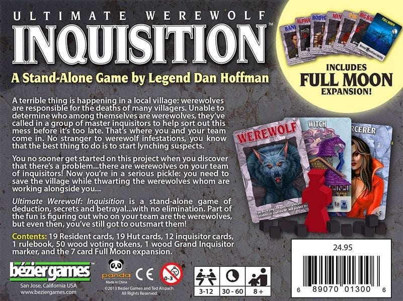 Asmodee Stalo žaidimai Ultimate Werewolf Inquisition