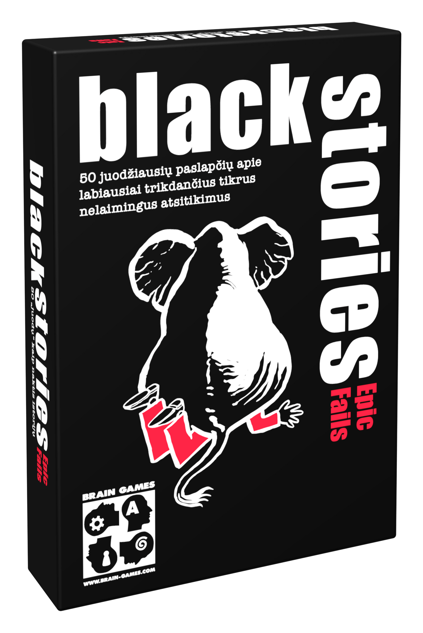 Brain Games LT Stalo žaidimai Black Stories Epic Fails LT
