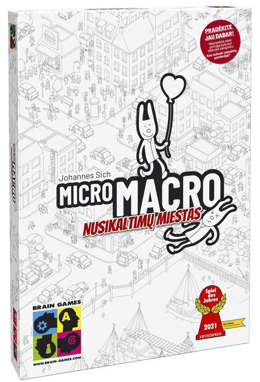 Brain Games LT Stalo žaidimai MicroMacro: nusikaltimų miestas