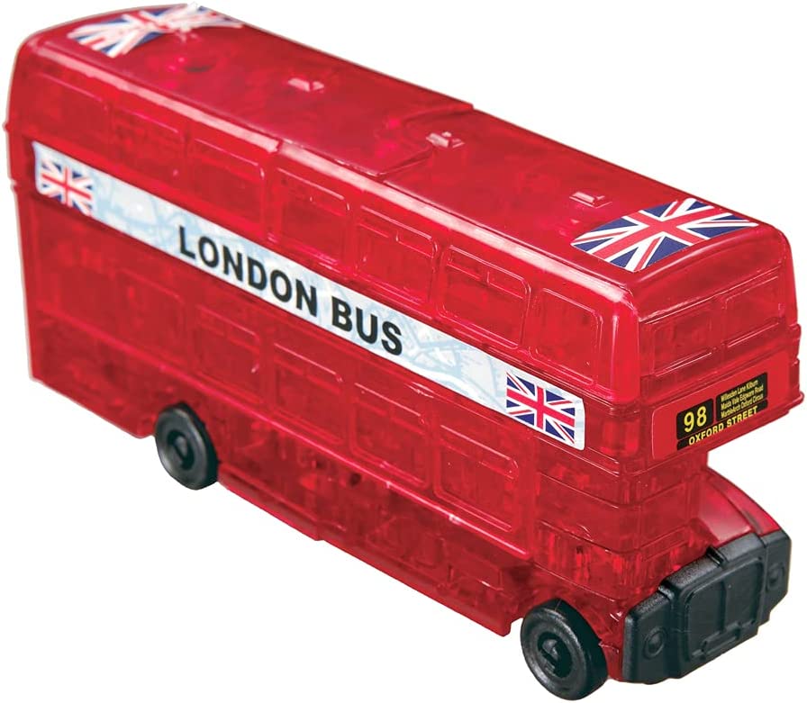 Crystal puzzle 3D Delionės London bus