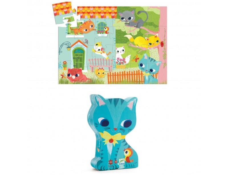 Djeco Vaikiškos dėlionės Pachat and his friends