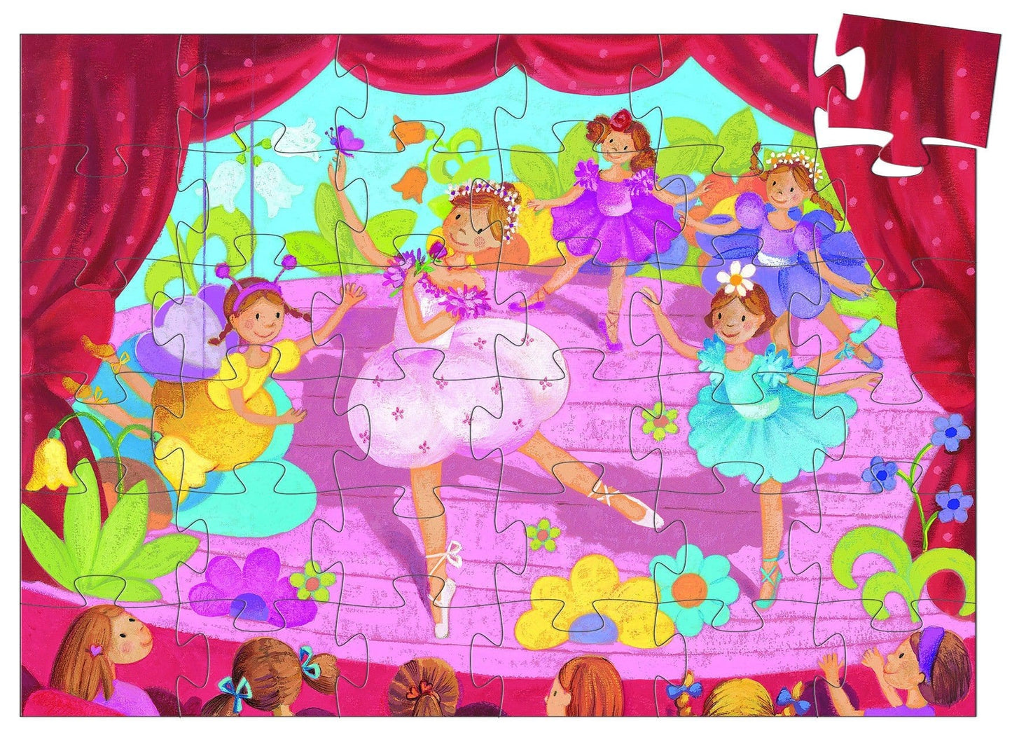 Djeco Vaikiškos dėlionės The Ballerina with the Flower