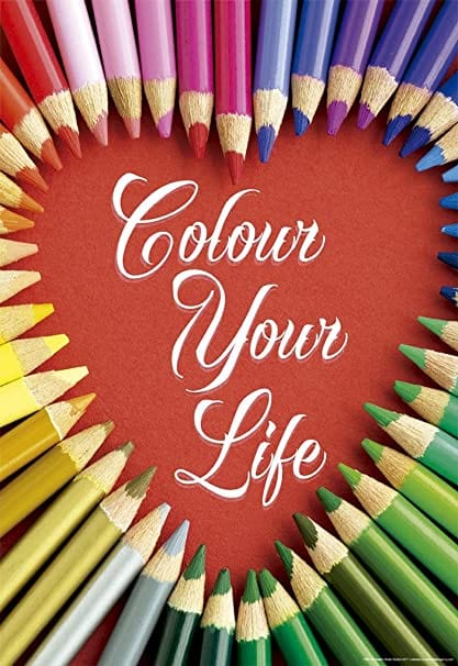Educa Universalios dėlionės Colour your life, 500