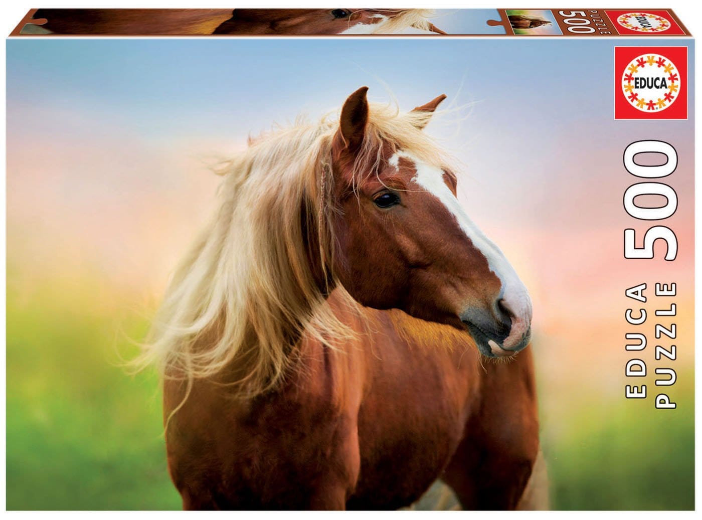Educa Universalios dėlionės Horse at sunrise, 500 pcs