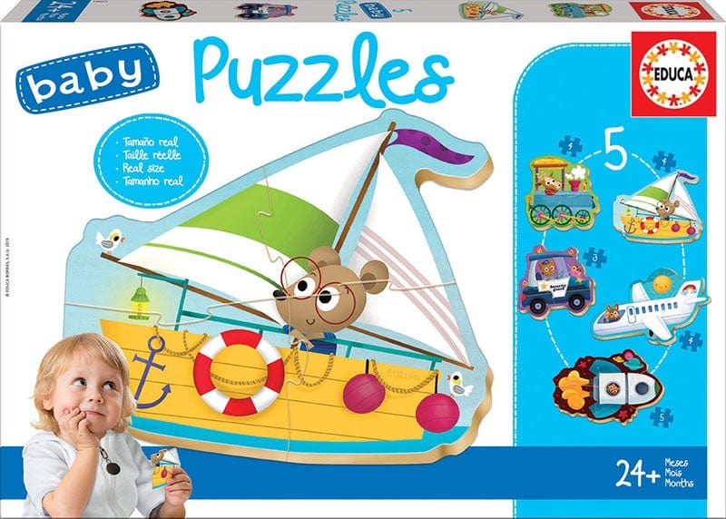 Educa Vaikiškos dėlionės Baby puzzle Vehicles II