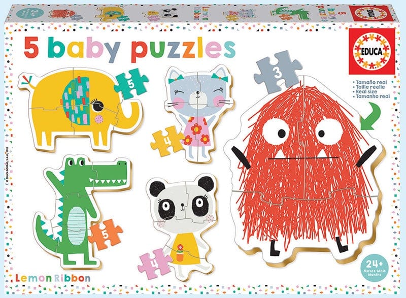 Educa Vaikiškos dėlionės Baby Puzzles Lemon Ribbon