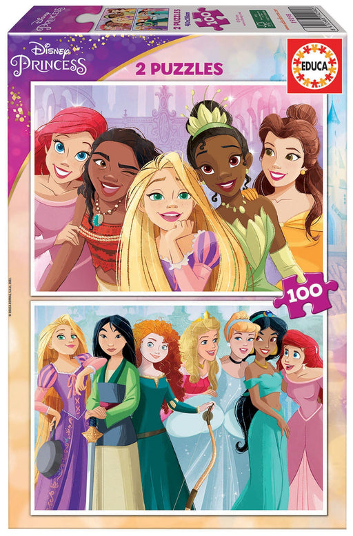 Educa Vaikiškos dėlionės Disney Princess, 2x100