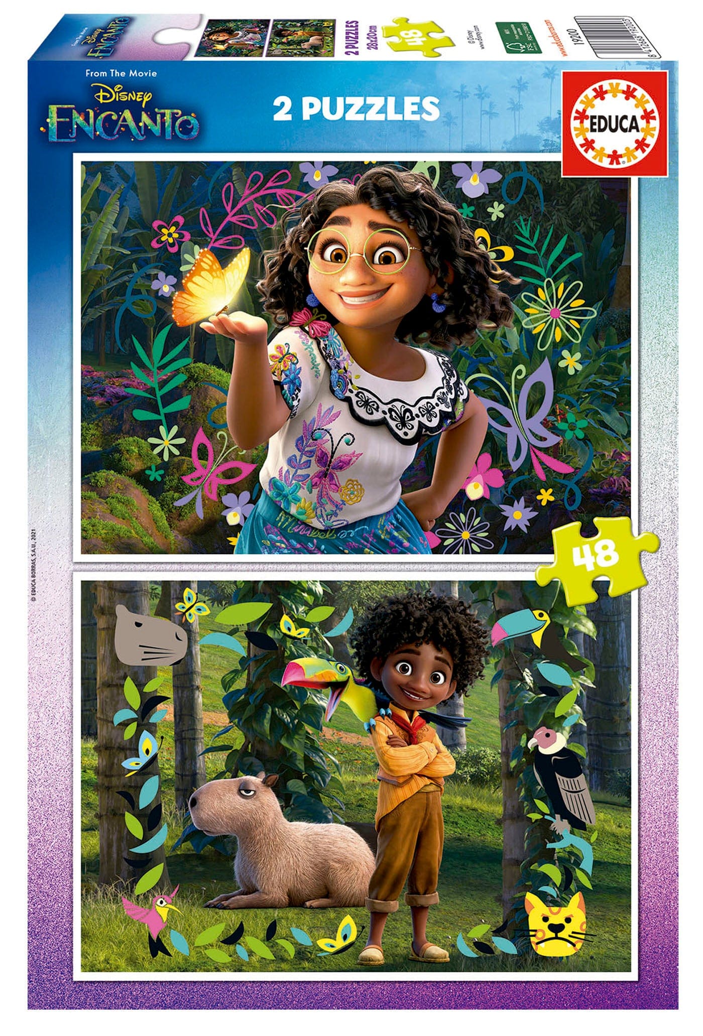 Educa Vaikiškos dėlionės Encanto Disney, 2 x 48