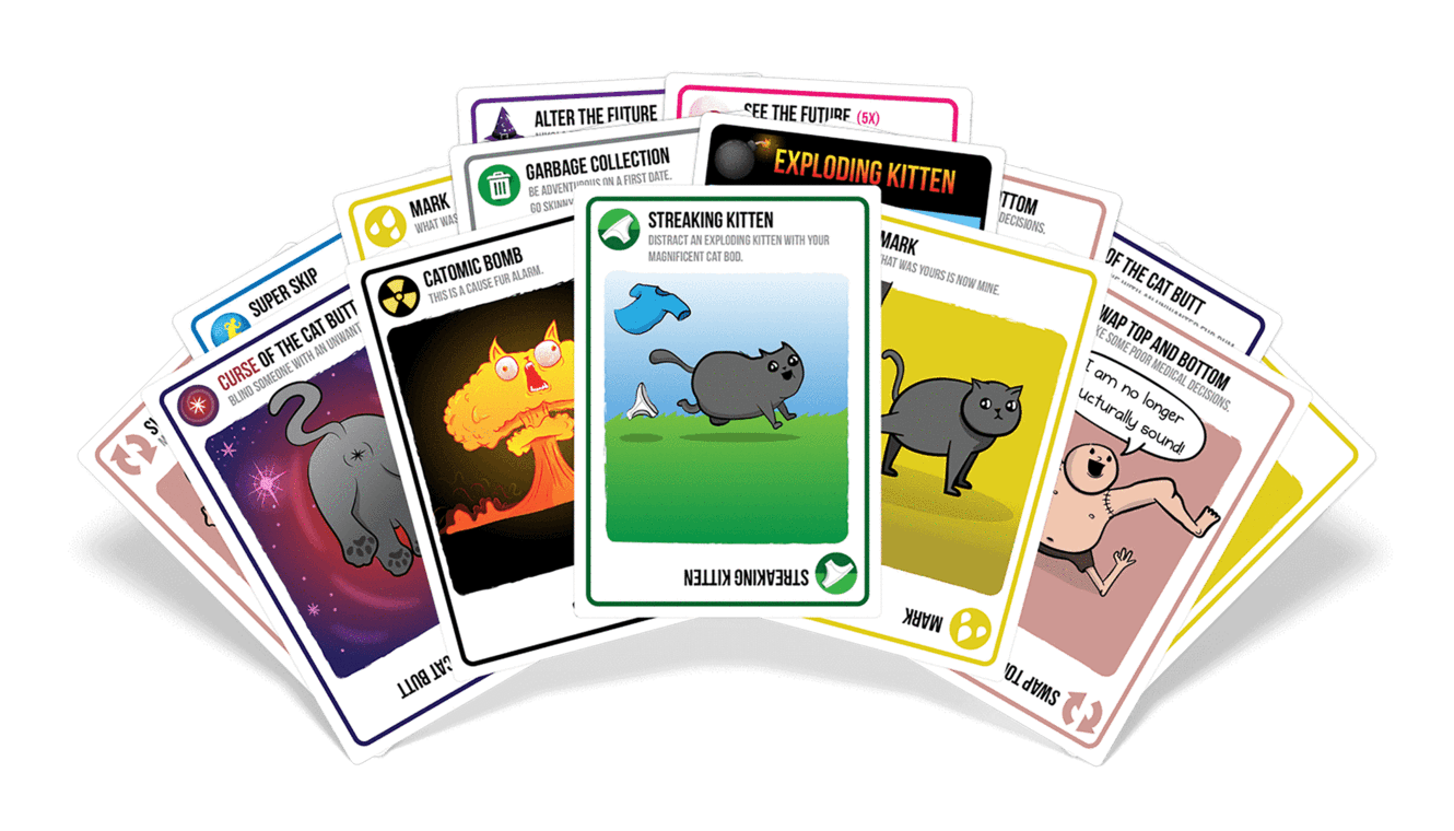 English Stalo žaidimai Exploding Kittens Streaking Kittens (papildymas)