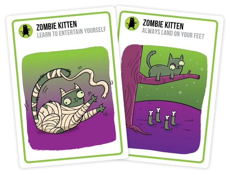 Exploding Kittens Stalo žaidimai Zombie Kittens
