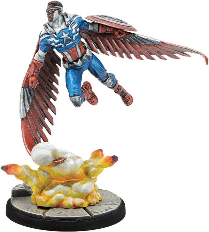 Fantasy Flight Stalo žaidimai Marvel: Crisis Protocol – Captain America & War Machine (papildymas)