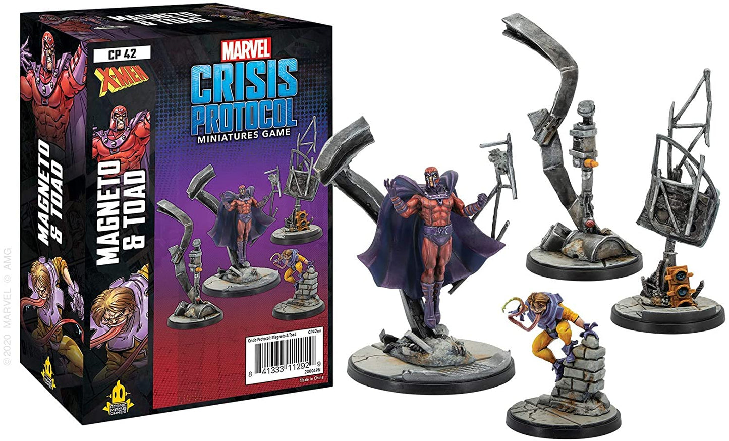 Fantasy Flight Stalo žaidimai Marvel Crisis Protocol: Magneto and Toad (papildymas)