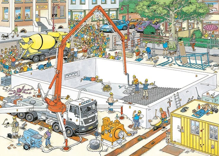 Jumbo Universalios dėlionės Almost ready?