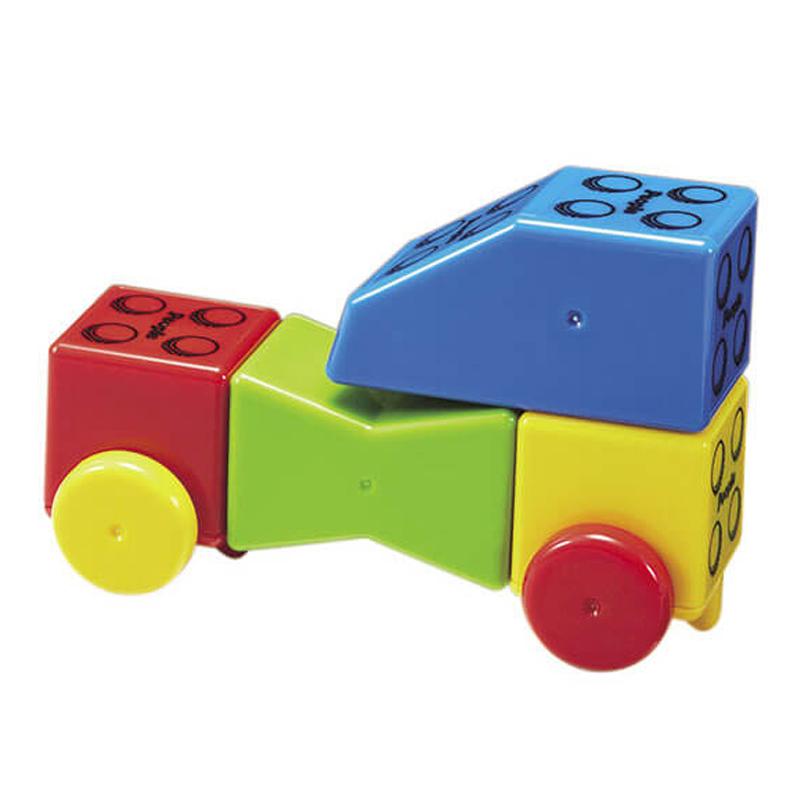 LaQ Konstruktoriai Magnetinių kaladėlių rinkinys „PLAUKIAM IR VAŽIUOJAM!“